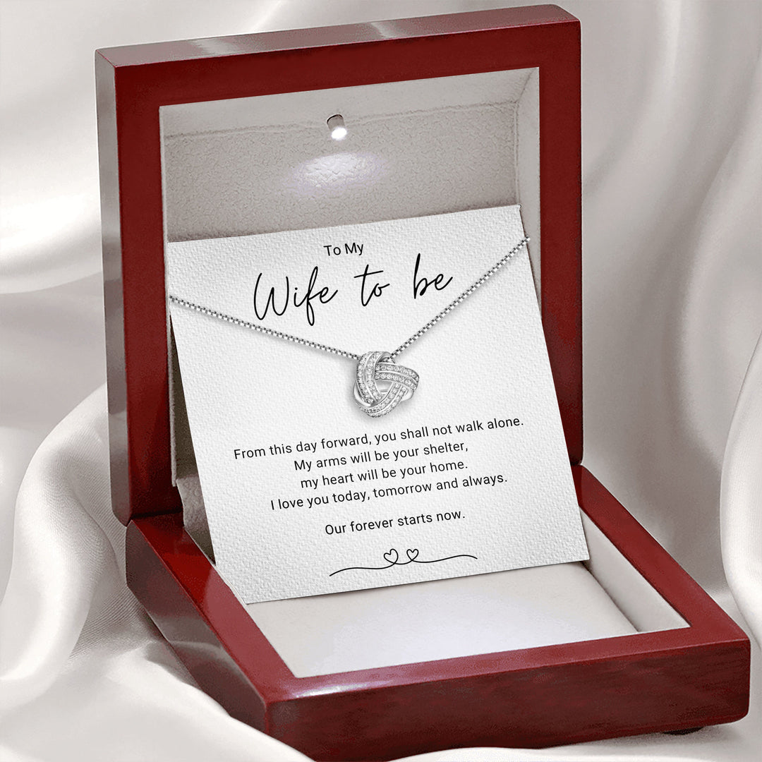 Wife to Be - Infinity Knot Necklace