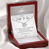 Wife to Be - Infinity Knot Necklace