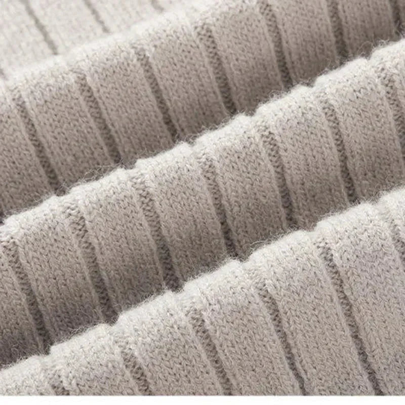 Meribel Ribbed High Neck Half-Zip Sweater