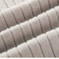 Meribel Ribbed High Neck Half-Zip Sweater