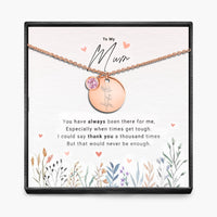 Duizendmaal dank - Geboortemaand Hanger Ketting