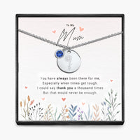 Duizendmaal dank - Geboortemaand Hanger Ketting