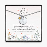 Duizendmaal dank - Geboortemaand Hanger Ketting