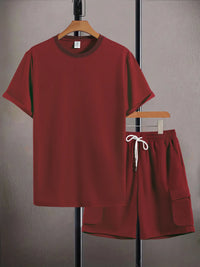 Tweedelige Set Zwart Lente