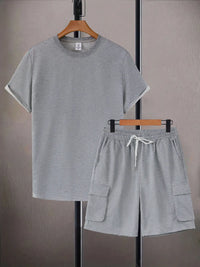 Tweedelige Set Zwart Lente