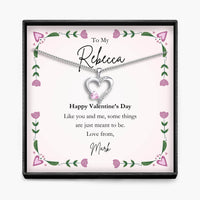 Personalised Valentines  Sterling Silver Sacred Heart Necklace - 5 Colours