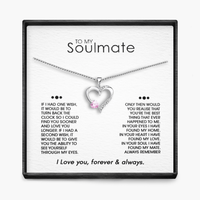 SOULMATE "ONE WISH" Sterling Silver Sacred Heart Necklace - 5 Colours