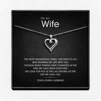 To My Wife - Love Heart Necklace