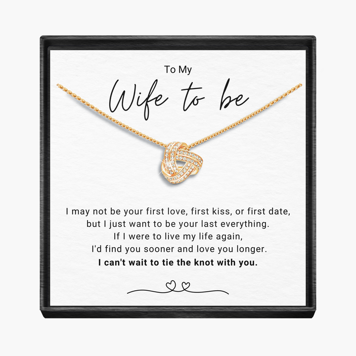 Aan mijn aanstaande vrouw - Oneindige Knoop Ketting