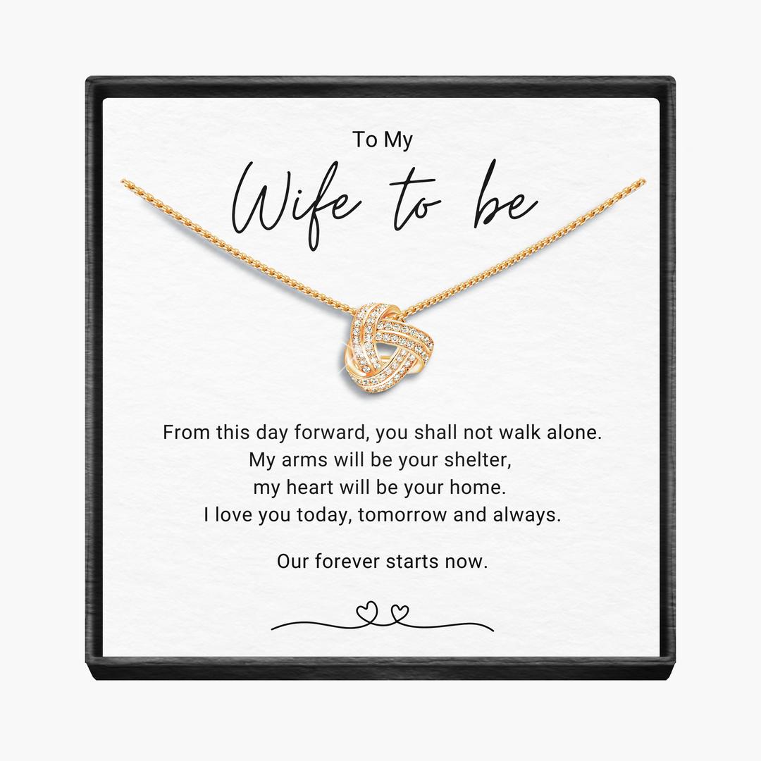 Wife to Be - Infinity Knot Necklace