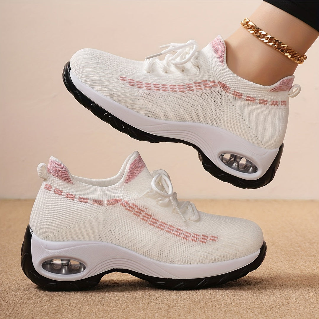 Noir Lift Knit Sneakers
