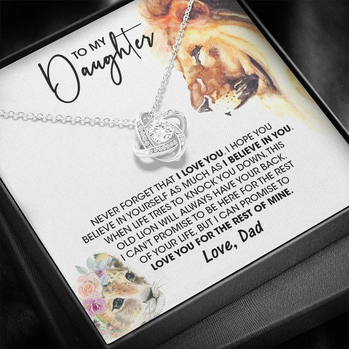"To my Daughter, Love Dad" - Love knot Gift Set
