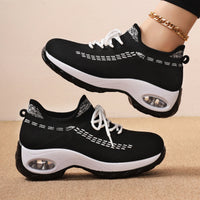 Noir Lift Knit Sneakers
