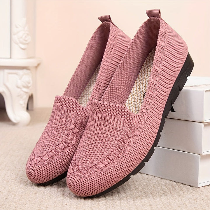 KnitEase Slip-On Loafers