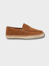 Cannes Suede Espadrille Loafers