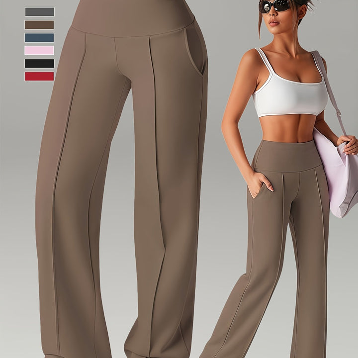 FlowWide High-Waist Trousers