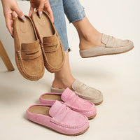 SoftStep Suede Muil Loafers