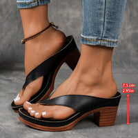 Luma Thong Block Heel Sandals