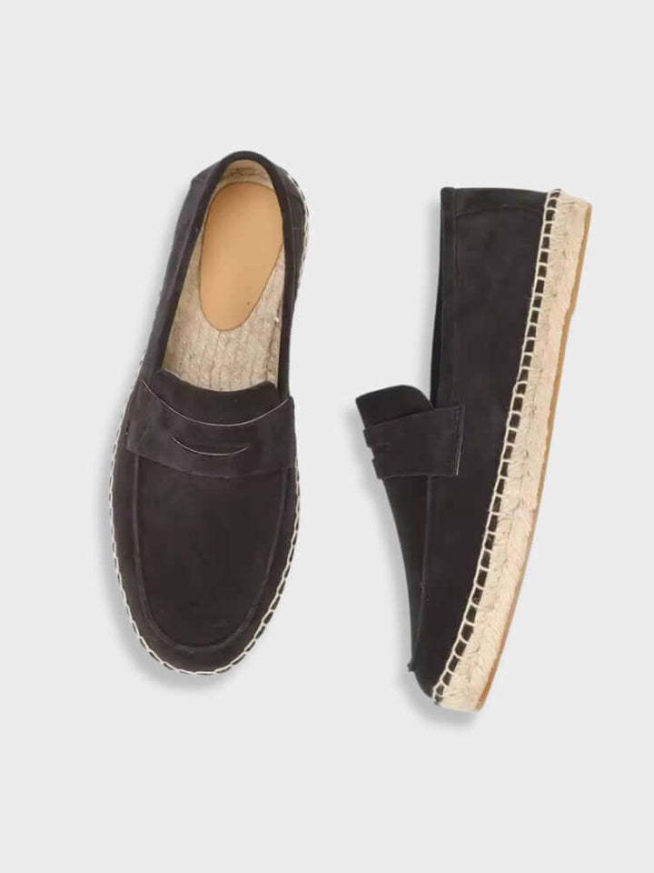 Cannes Suede Espadrille Loafers