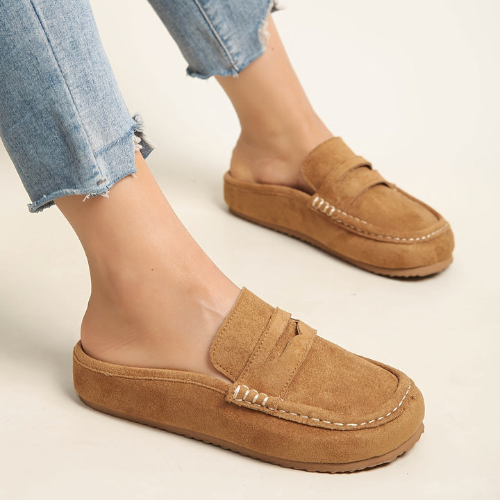 SoftStep Suede Muil Loafers