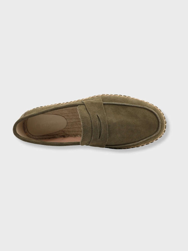 Cannes Suede Espadrille Loafers
