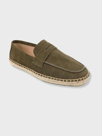 Cannes Suede Espadrille Loafers
