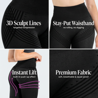 Sculleging – Lift & Gladmakende Legging | Klinisch getest | Directe bil-lift