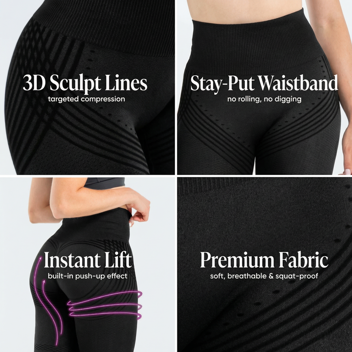 Sculleging – Lift & Gladmakende Legging | Klinisch getest | Directe bil-lift