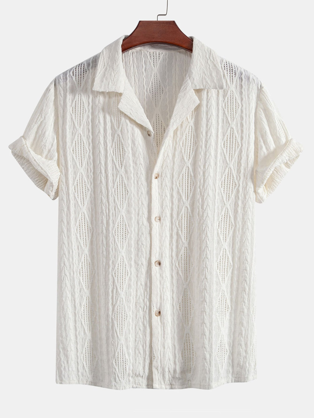 Portofino Textured Cotton Vacation Shirt