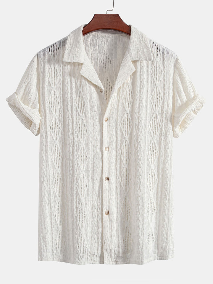 Portofino Textured Cotton Vacation Shirt