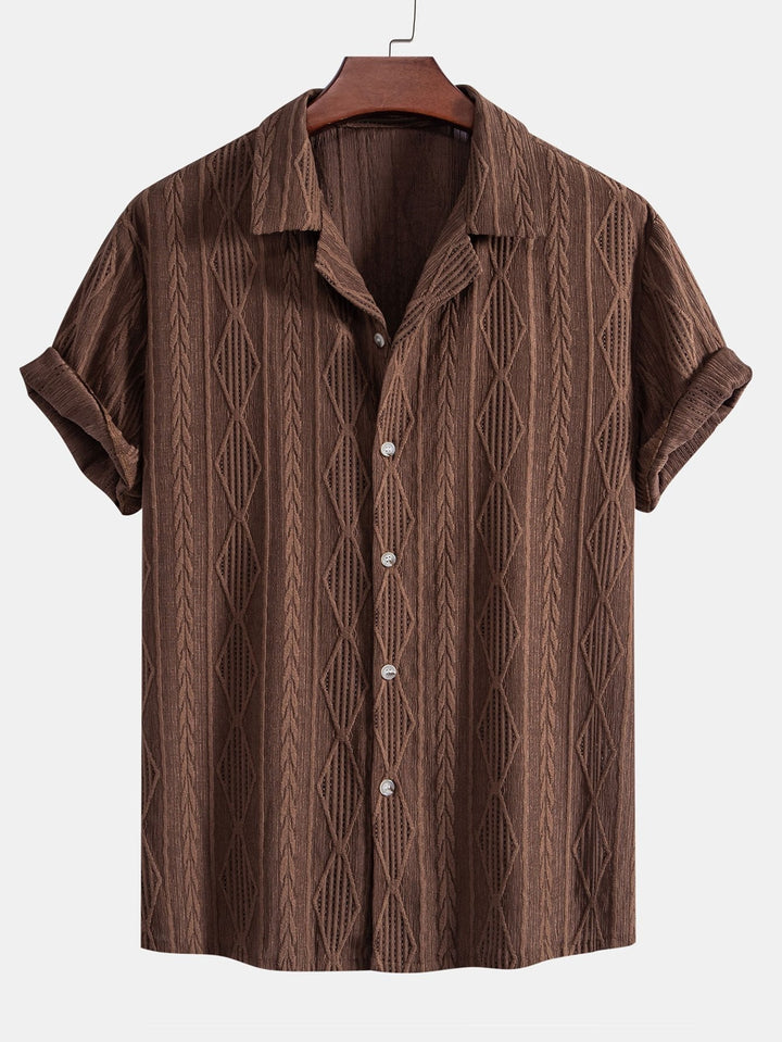 Portofino Textured Cotton Vacation Shirt
