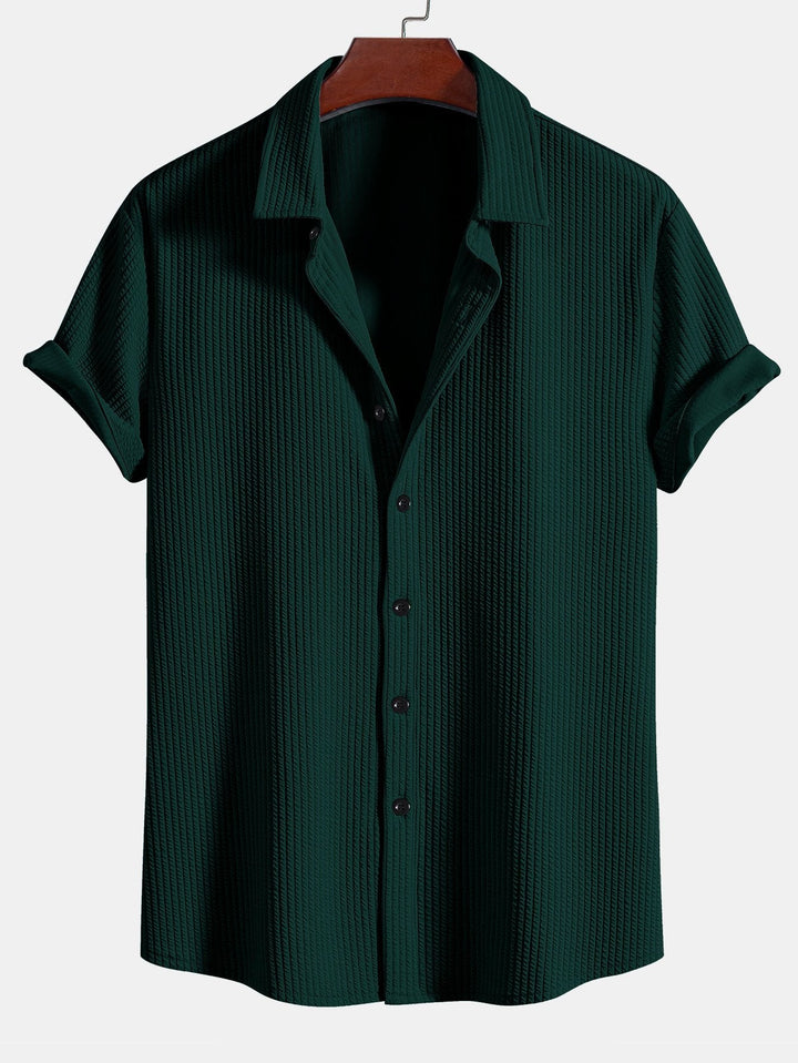 Palermo Textured Shirt and Shorts Set
