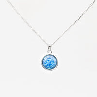 Gemina Blue Opal Pendant