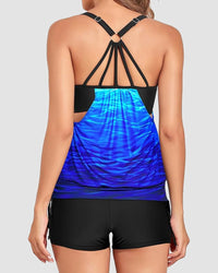 Dames Tankini Badpakken Tweedelig Buikcorrigerend Badmode
