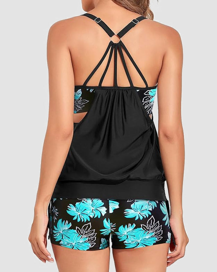 Dames Tankini Badpakken Tweedelig Buikcorrigerend Badmode